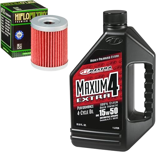 RAD Powersports Oil Change Kit For Suzuki 2007 LT-F250 Ozark SRA Synthetic 10W-40