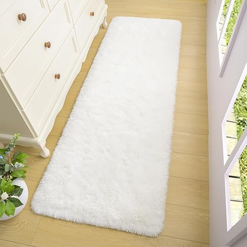 Vista 176 de BENRON Alfombras suaves para dormitorio, 2 x 6, lavables para pasillo, entrada, cocina, dormitorio, alfombra mullida para decoración de habitación