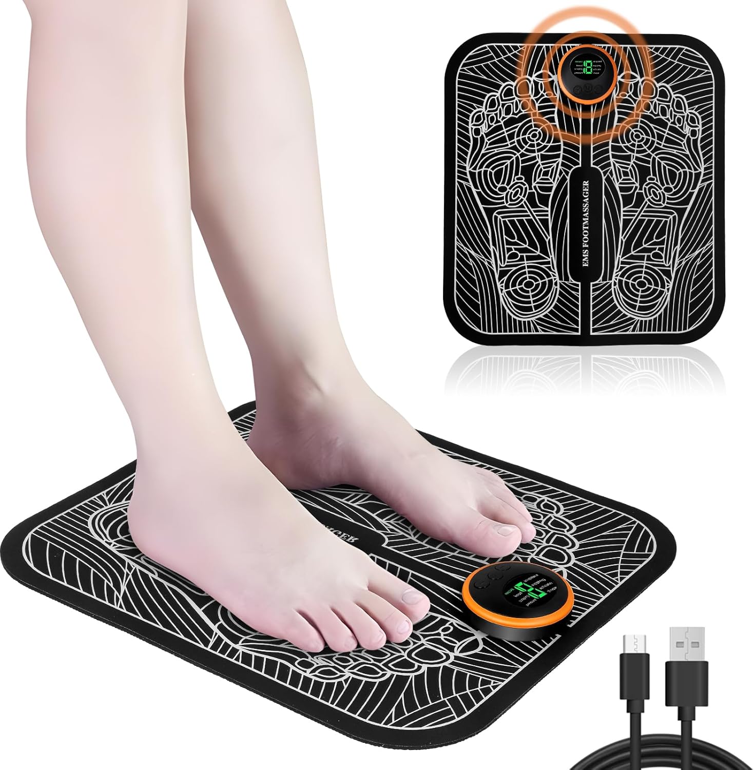 EMS Foot Massager, Portable Foot Massagers for Pain and Circulation, Revitive Circulation