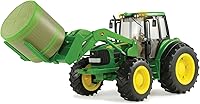 Vista 5 de TOMY John Deere Tractor de granja grande con carro