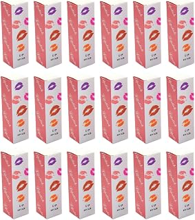 Beaupretty Small Packaging Boxes 50pcs Empty Lipstick Packing Boxes Simple Paper Lip Gloss Wrapping Boxes Bulk Lip Gloss
