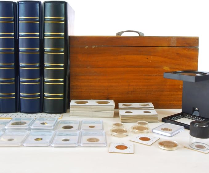 PATIKIL Contenedor para Monedas 6 Piezas Transparente miniatura 6