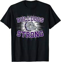 Brownsburg Bulldogs Logo Strong Flag HS T-Shirt