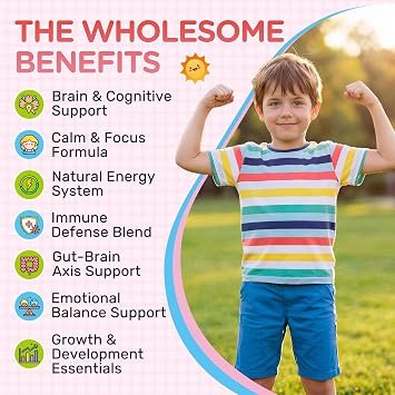 Vitamin B Complex for Kids, B1, B2, B3, B6, B9(Folate), B12, Omega-3 & Magnesium, Kids B Complex Liquid Supplement for Brain, Energy, Focus, Metabolism, Gut & Immune Support,Strawberry Flavor,2 fl oz