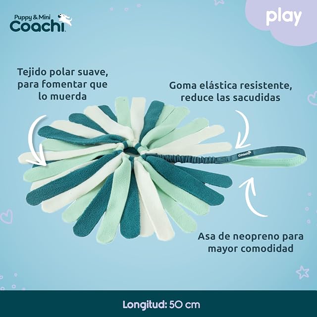 Foto 4 de 6 de Juguete Coachi Puppy & Mini Tuggi Spider - Para perros y cachorros