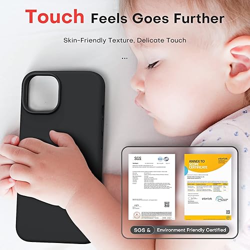 Vista 25 de TOCOL - Funda 5 en 1 para iPhone 11, con 2 protectores de pantalla + 2 protectores de lente de cámara, funda delgada de silicona líquida a prueba