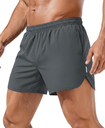 MAGCOMSEN Mens Running Shorts Mens 3 Inch Shorts Quick Dry Lightweight for Athleic Workout Gym Sports with Liner Pocket