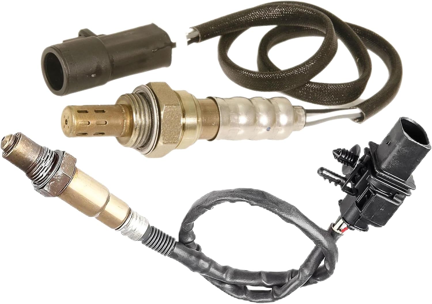 Dropwater 1 Pair Upstream and Downstream Oxygen Sensors Replacement for Ford 2010 Flex Turbo,for Lincoln Mks Mkt 3.5L Upper and Under O2 Sensors,Replaces#234-5113 234-4610