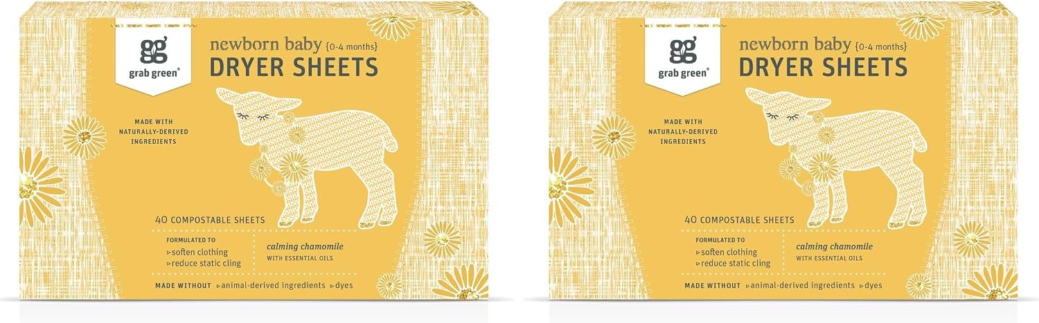 Newborn Baby Dryer Sheets (Pack of 2)