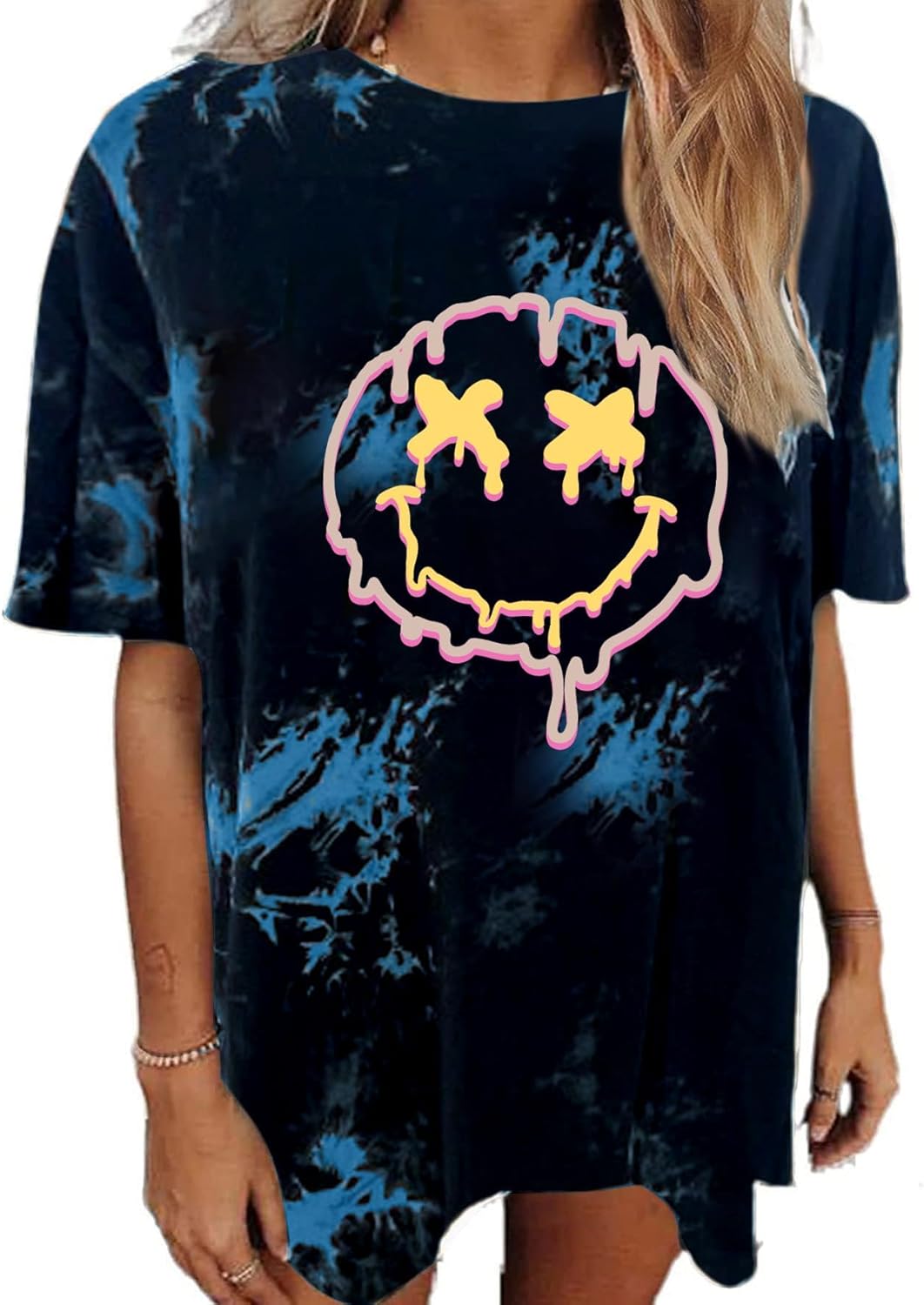 Avanova Women Tigers Graphic Oversized Tee Top Short Sleeve Loose Crewneck Summer T-Shirt