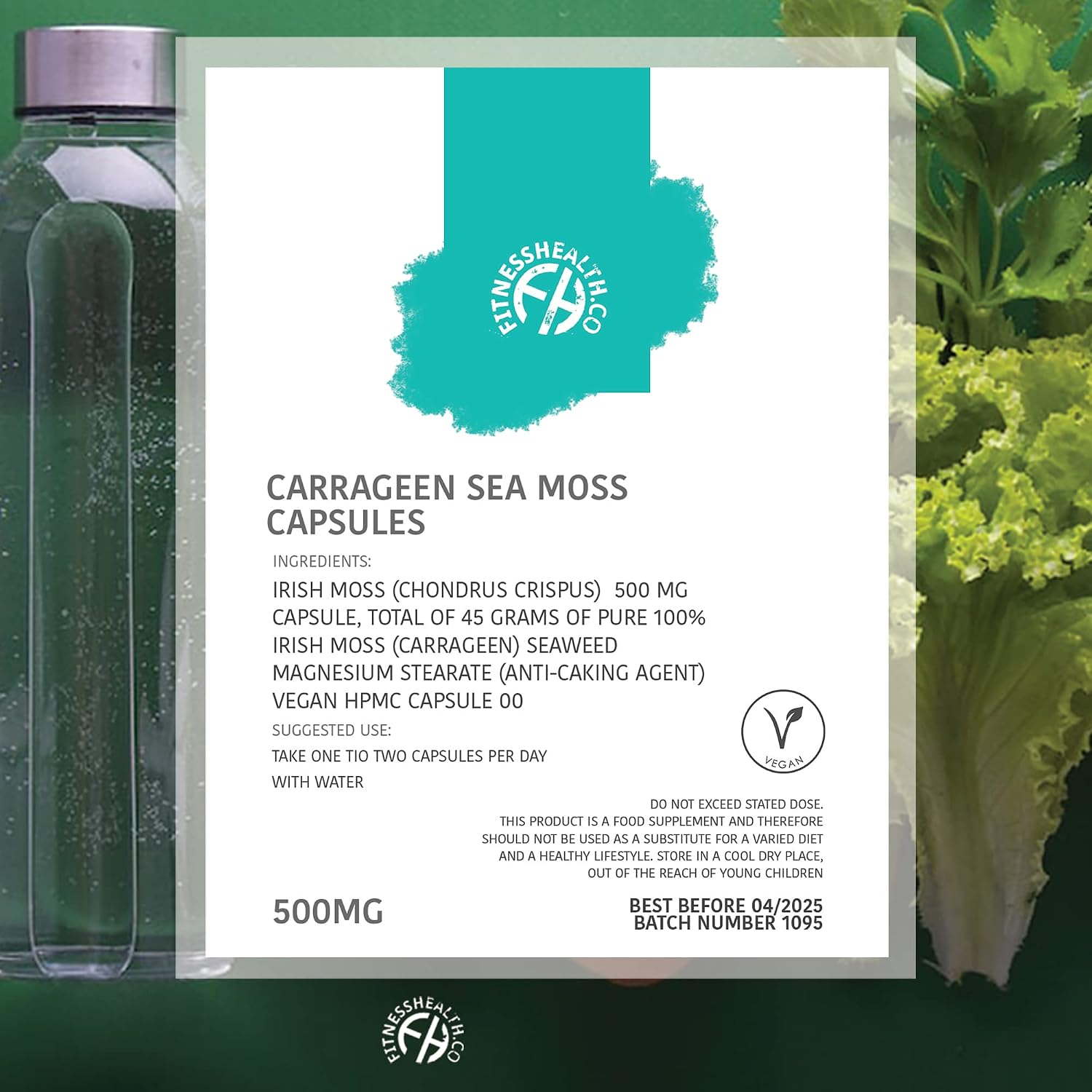 Fitness Health Carrageen Sea Moss Capsules 2000MG, 60 count (Pack of 1) - Image 5