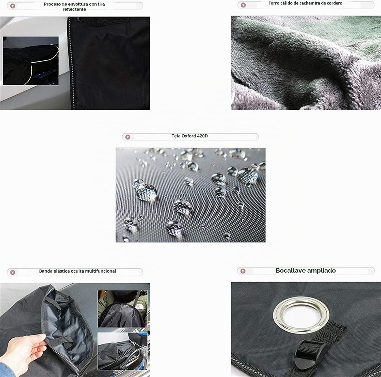 Queta Scooter-Delantal universal cubre la pierna, scooter manta caliente impermeable a prueba de viento para protección de piernas y rodillera de conductor, funda protectora contra el frío y la lluvia