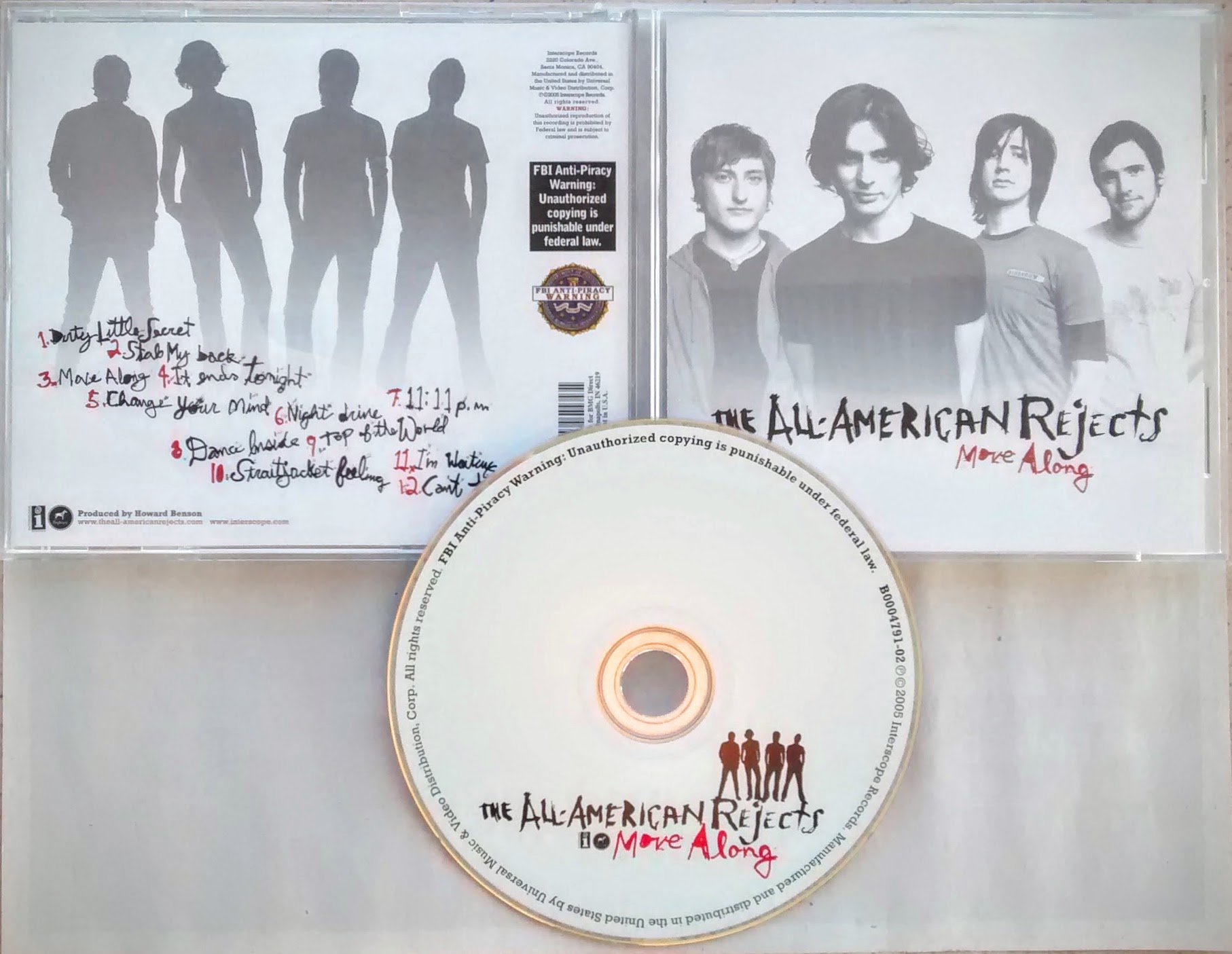 Move Along [Audio CD] The All-American Rejects; Paul DeCarli; Tyson Ritter; Lenny Castro; Mike Kennerty; Nick Wheeler; Jamie Muhoberac; Chris Gaylor; Howard Benson and Deborah Lurie