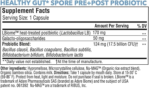 Miniatura 6 de StellaLife Kit de probióticos para prebióticos orales e intestinales para postes 9 cepas orales y 6 de esporas intestinales para la salud digestiva
