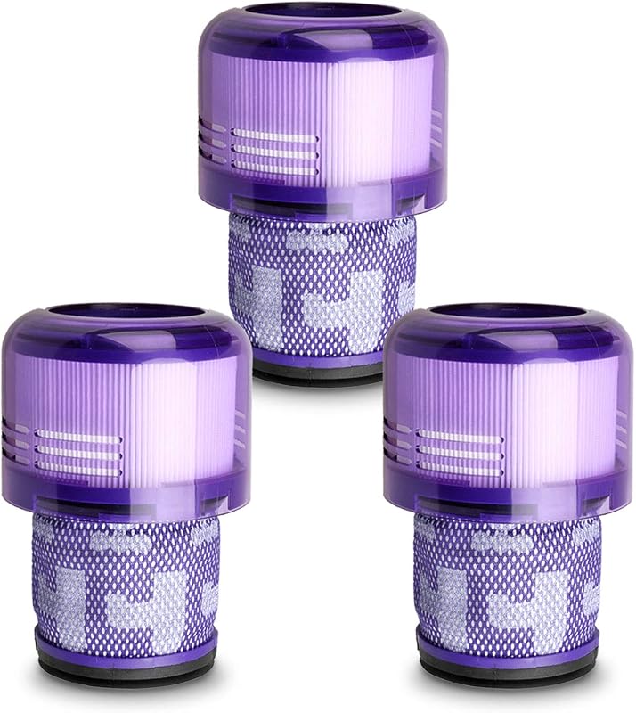 Lemige 3 Pack Vacuum Filters Replacement Parts Compatible with Dyson V11 Origin V11 Torque Drive V11 Animal V11 Complete V11 Extra V15 Detect V15s Detect Submarine Vacuums, Compare to Part 970013-02