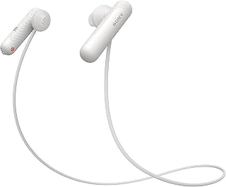 Sony WI-SP500 Wireless in-Ear Sports Headphones, White (WISP500/W) (Renewed)