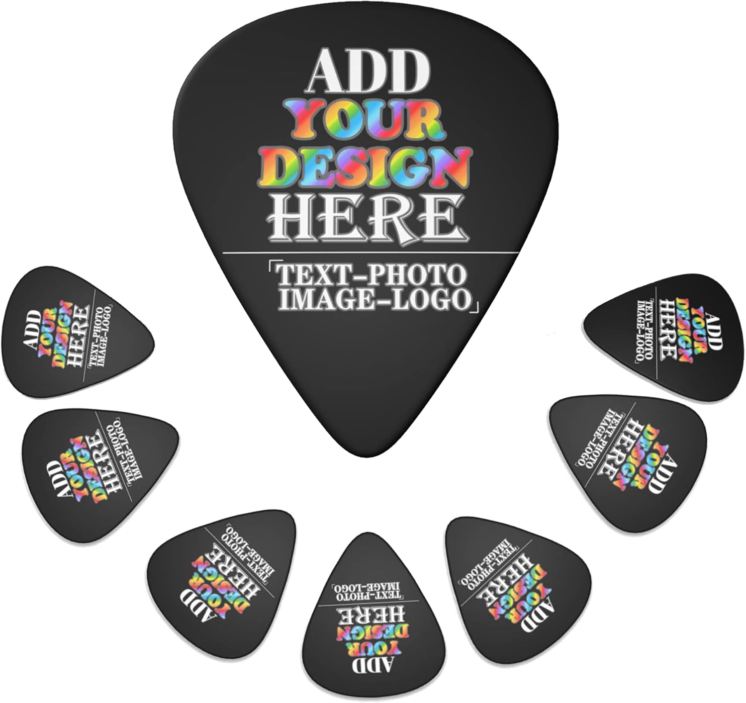 Custom Guitar Picks Customize With Your Name, Text, Picture
