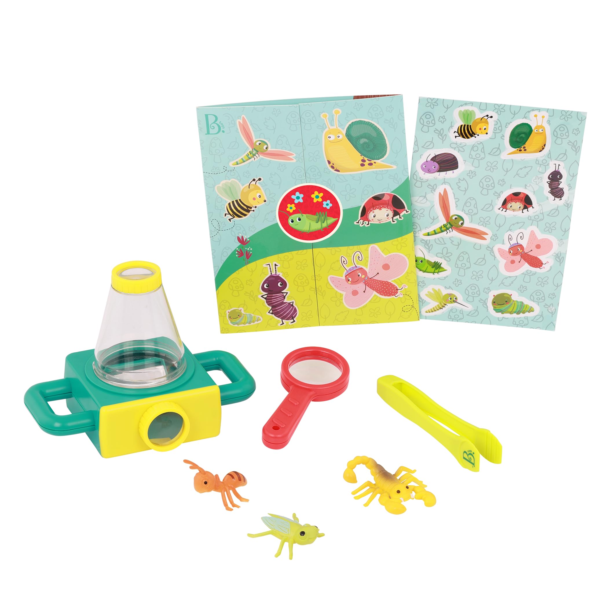 Amazon.com: B. toys Kids Microscope Little Explorer Pack 9pc