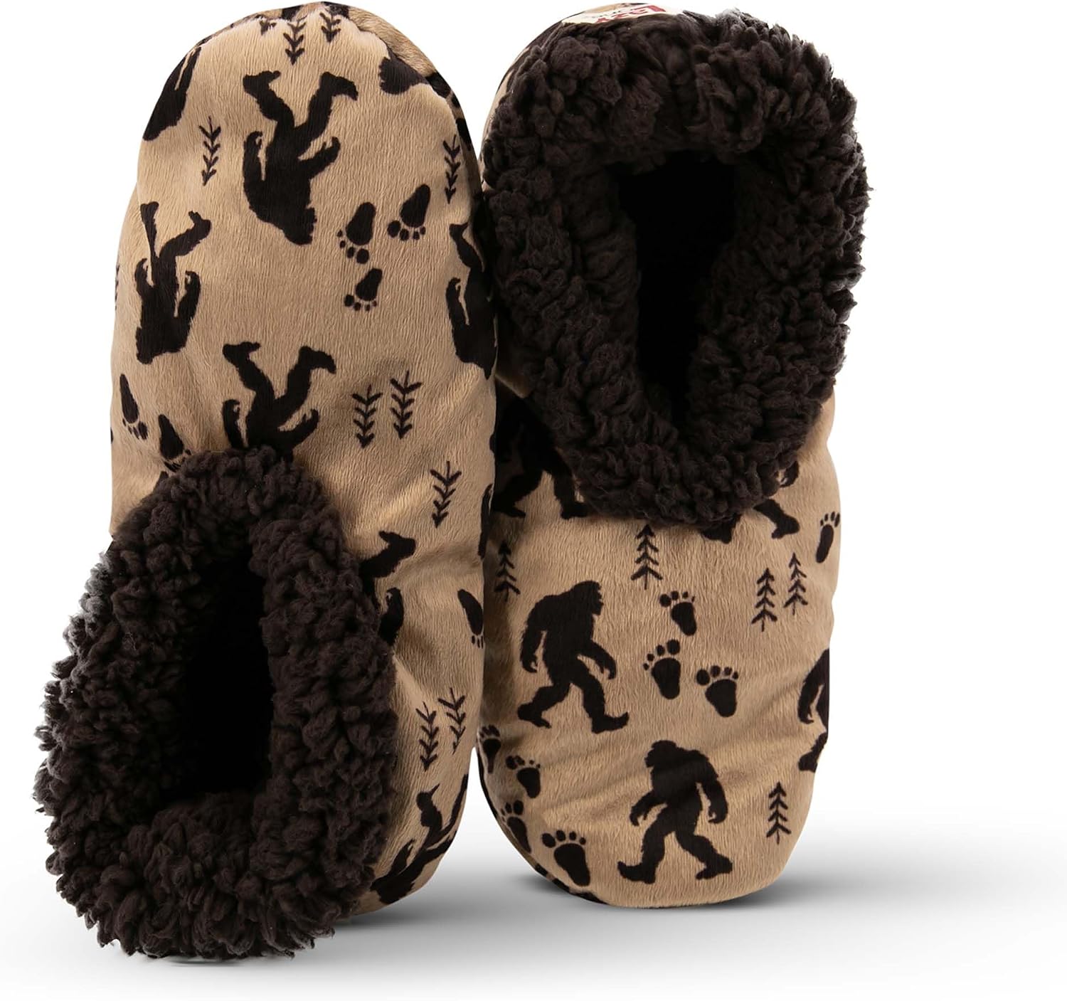 Lazy One Fuzzy Slipper Socks for Women, Cute Fleece-Lined House Slippers