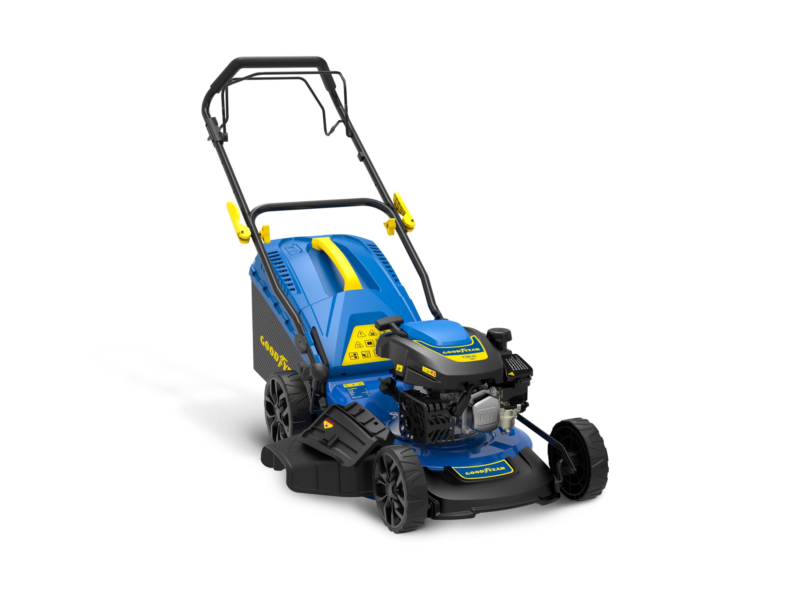 Goodyear - Cortacésped Eléctrico Rotativo 1800W, Ancho de Corte 40cm, Motor 3200 RPM, Segadora Eléctrica para Jardín hasta 300m², Altura Regulable y Bolsa de Recogida 35L, Ligero y Compacto — view 14