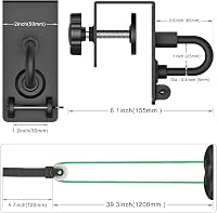 Kipika Ajtó Rögzítő Ellenállás Szalagokhoz, Fém Edzés Karabiner Kötéllel, Otthoni Fitness Erősítő Edzéshez 8