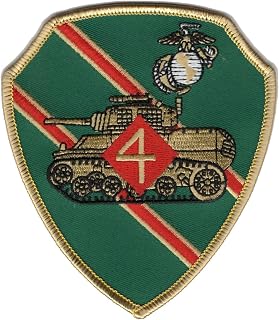 4th Tank Battalion 4th Marine Division HTF Patch