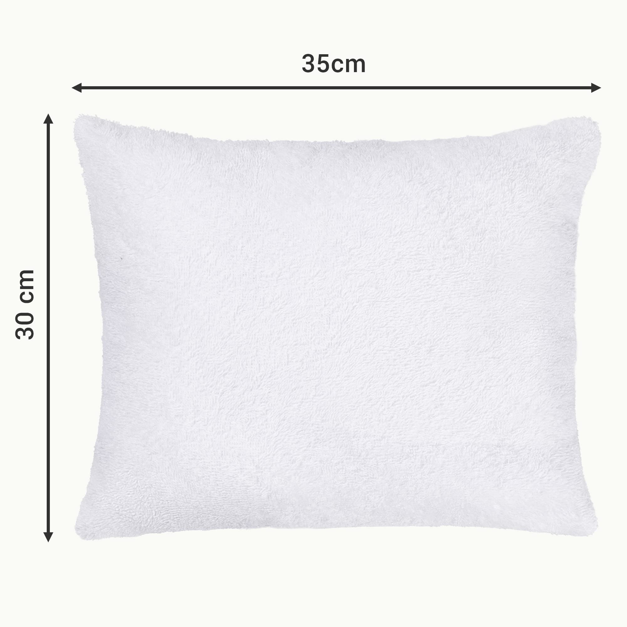 HOMELEVEL Cojín para Sauna - Almohada de Rizo de Algodón con ventosas para Sauna - Funda de Toalla Lavable - Reposacabezas Sauna 35 x 30 cm