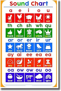Reading Sounds Chart - NEW Elementary Classroom Spelling Reading Poster