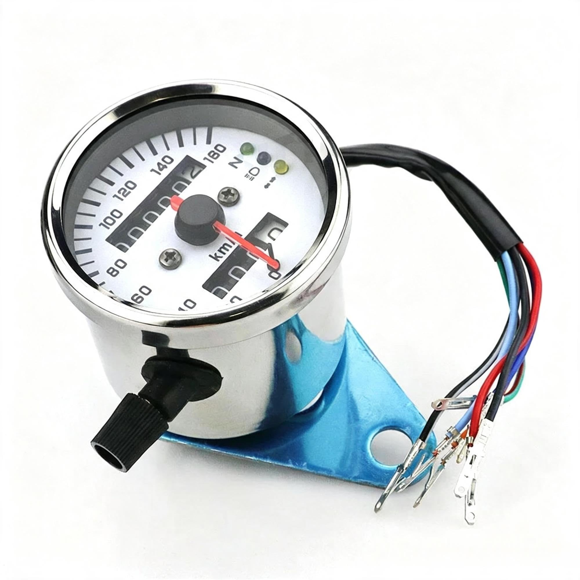 Salpicadero Instrumento Odómetro Doble Mecánico Para Motocicleta 12 V