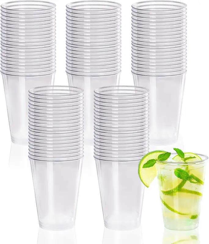 Stora plastmuggar 34cl, 50-pack main image 1