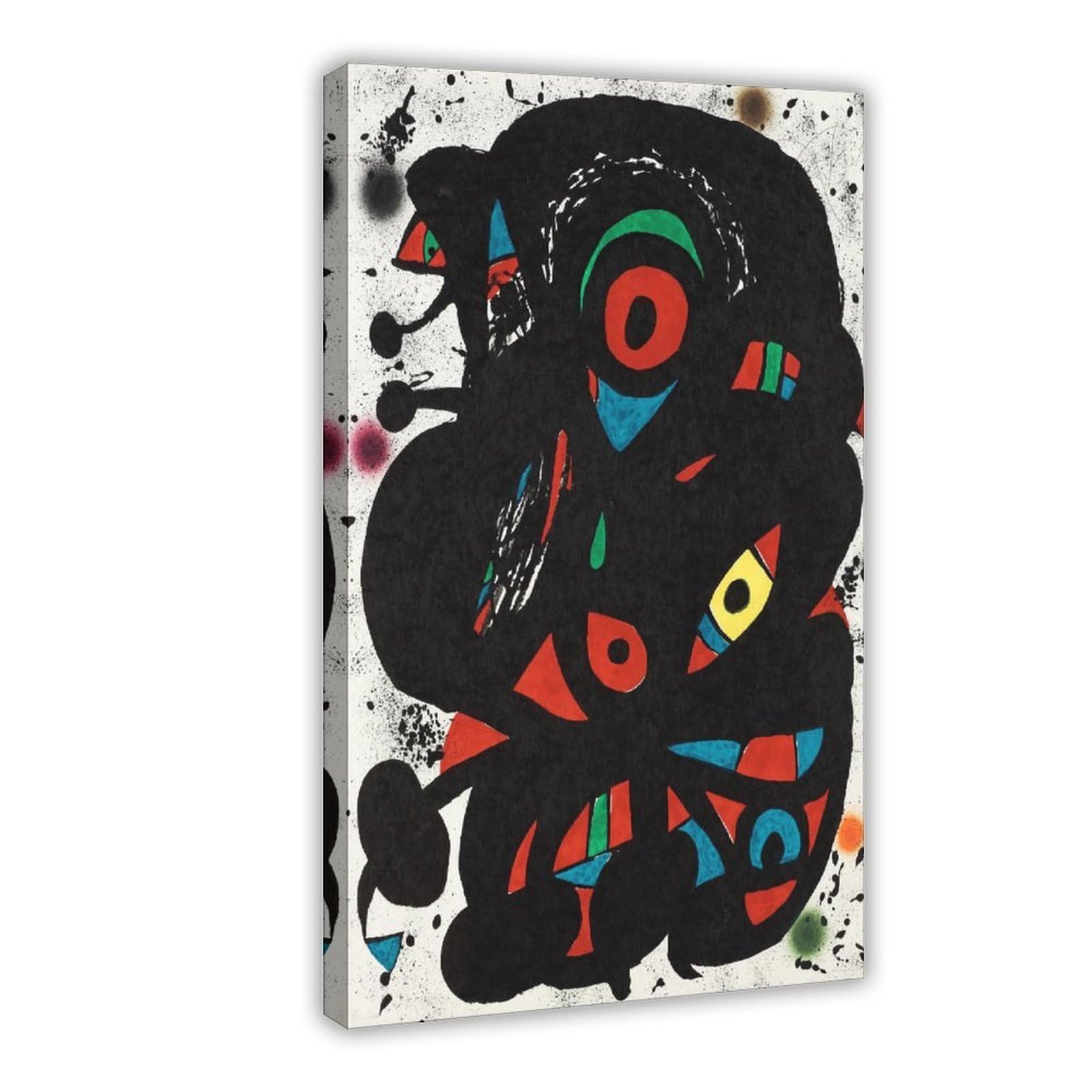 Joan Miro Impression sur toile Strindbergmappen pour salon et bureau - 8