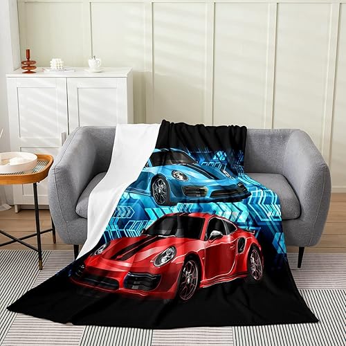 Vista 148 de Manta de cama de arte abstracto Grunge para niños, color verde azulado y naranja, manta de forro polar desordenada con pintura de óxido, manta Multi