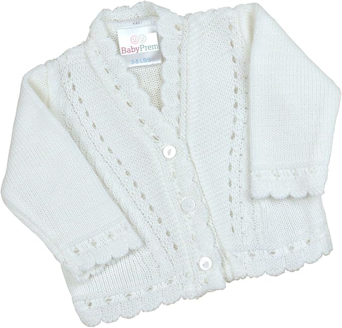 white buttons for baby cardigans