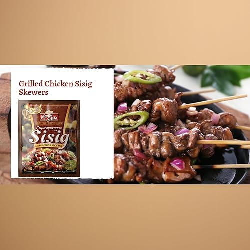 Miniatura 6 de Mama Sita's Capampangan Sisig Mix Mezcla de especias cítricas y pimienta 1.4oz (40g) Paquete de 3