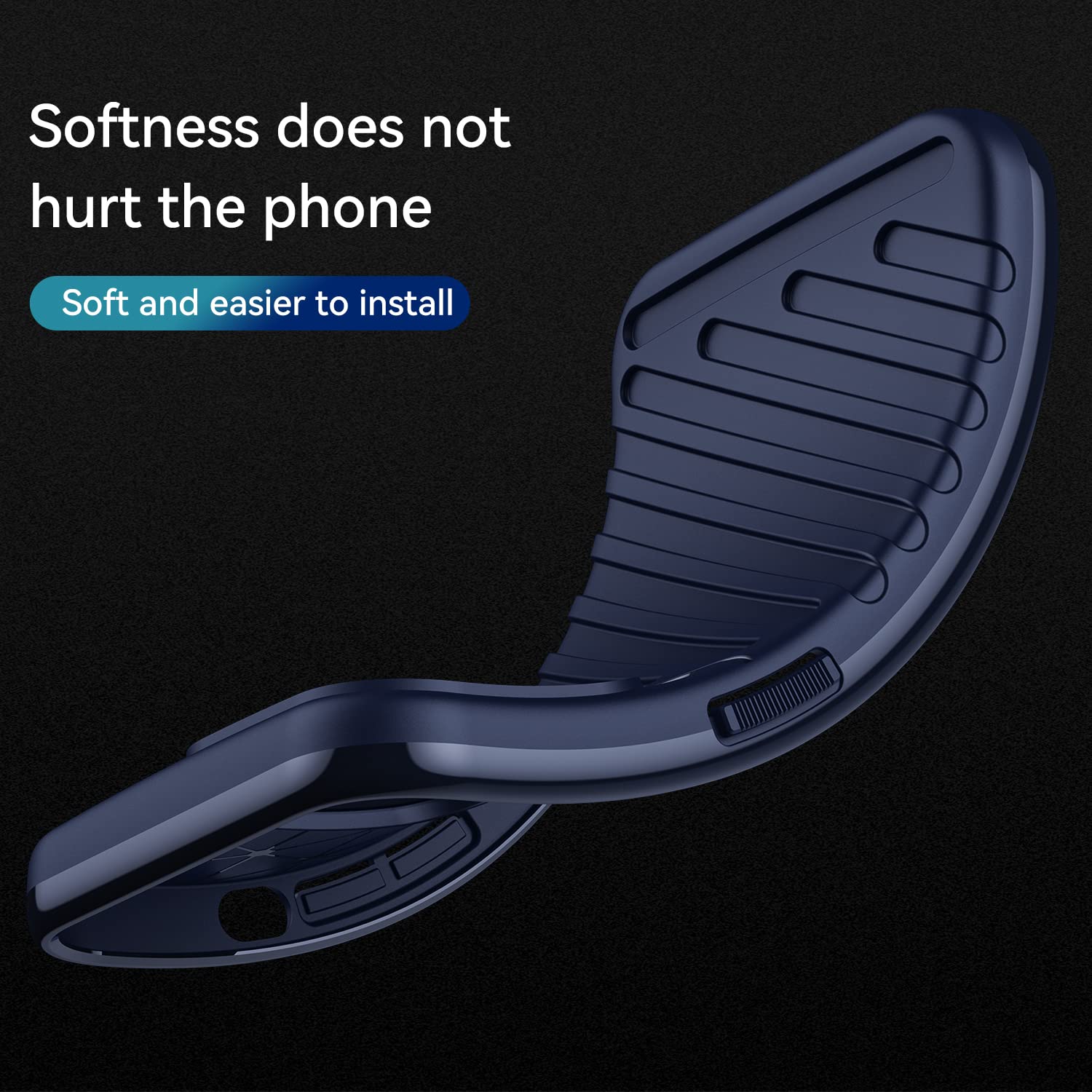 Funda YukeTop Para Xiaomi 12 - TPU Suave, Anti Caídas Y Anti Golpes - Delgada Y Antideslizante - Color Azul