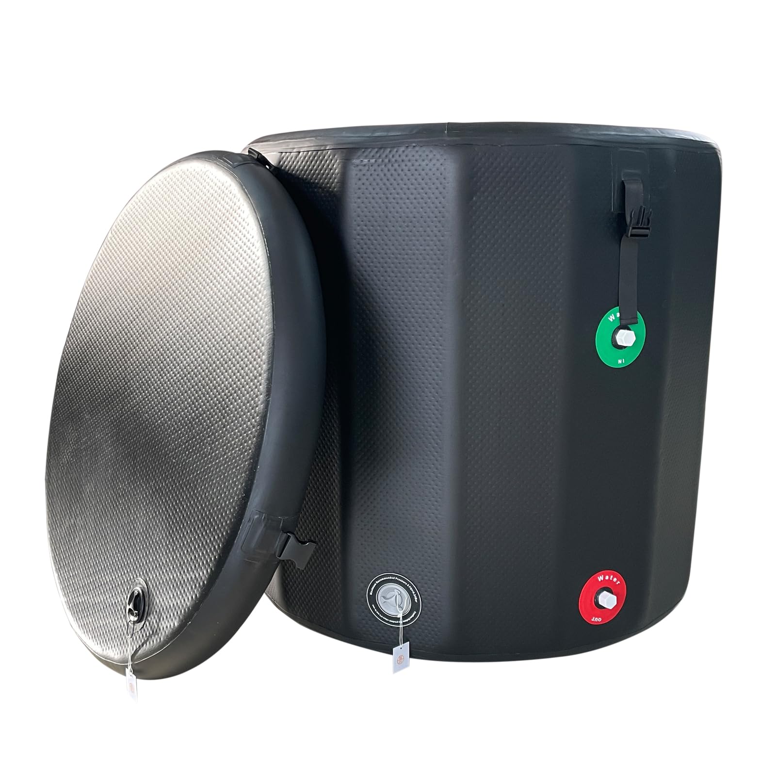 EJIA Portable Cold Plunge Tub with Lid, Ice Bath Tub for Athletes, Water Chiller Compatible, Ice Tubs for Cold Plunge Inflatable Cold Plunge Bath 39