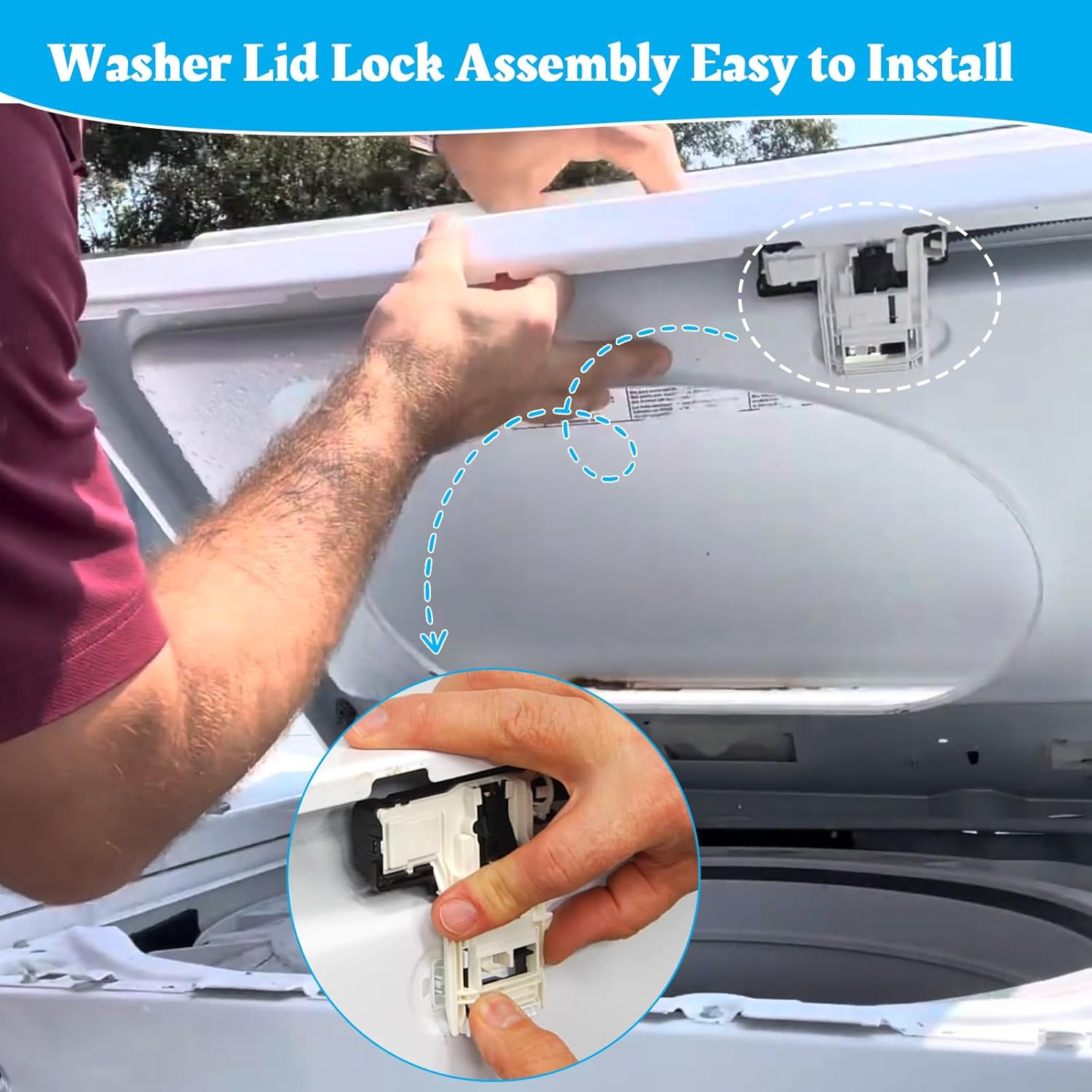 Washing Machine Lid Lock Installation Steps