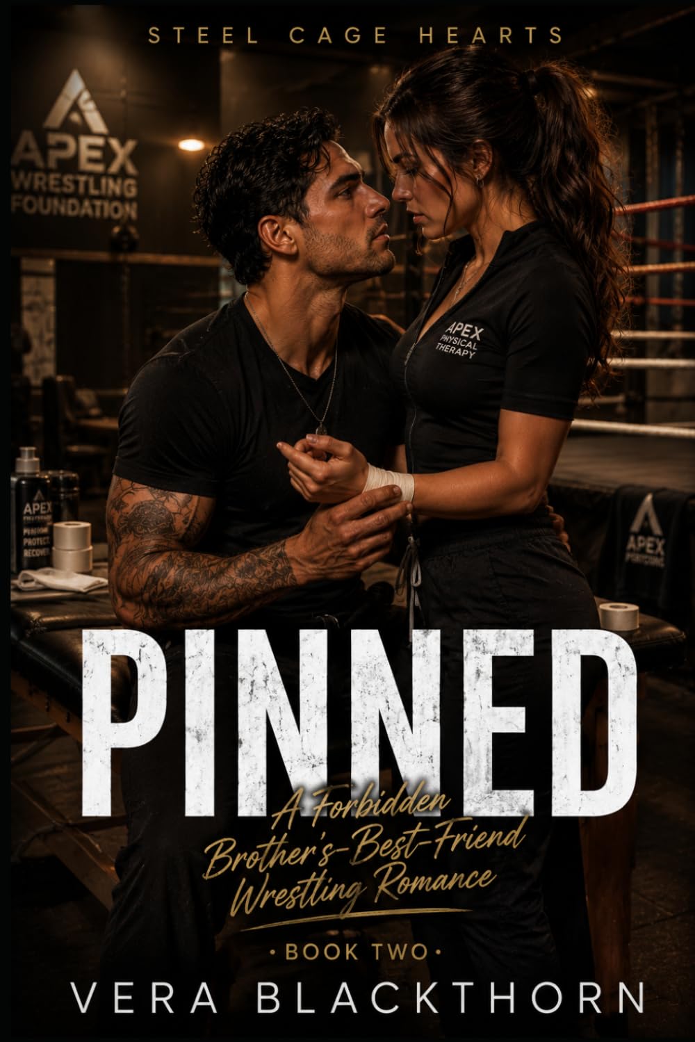 Pinned: A Contemporary Sports Romance (The Apex Wrestling Series Book 2) (Steel Cage Hearts)