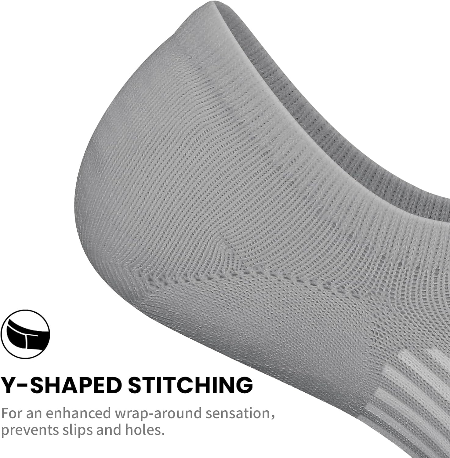 wernies No Show Socks Womens 8 Pairs, Ankle Non Slip Low Short Invisible Thin Liner Socks - Image 5