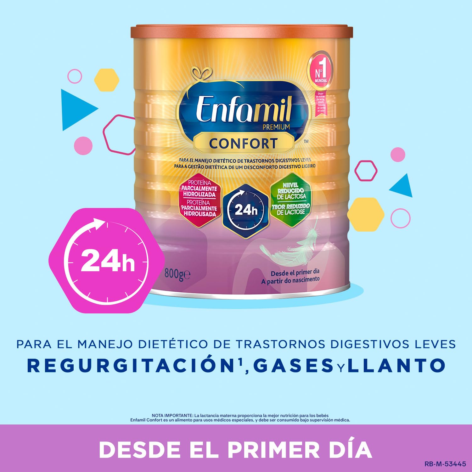 Enfamil Premium Confort Pack Fórmula para Bebés con Trastornos Digestivos - 4 latas x 800 g