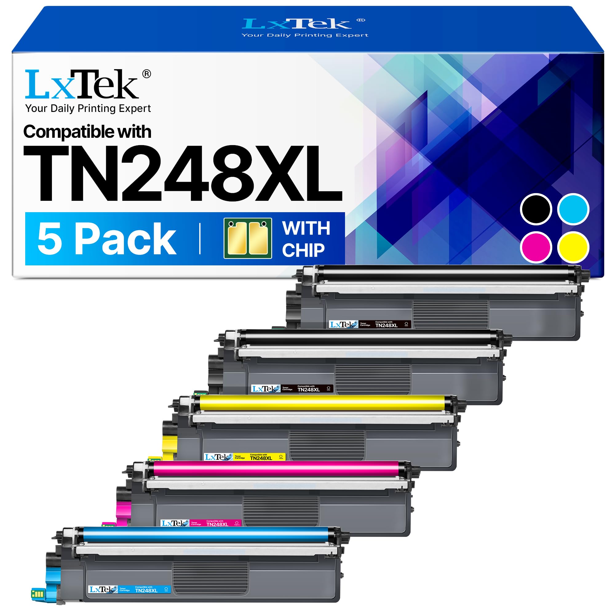 LxTek TN248XL Compatible pour Brother TN248 Toner pour MFC-L8390CDW