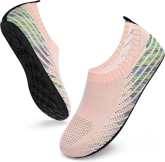 ANLUKE Womens Mens Water Shoes Barefoot Quick-Dry Aqua Socks for Beach Swim Surf Water Sport