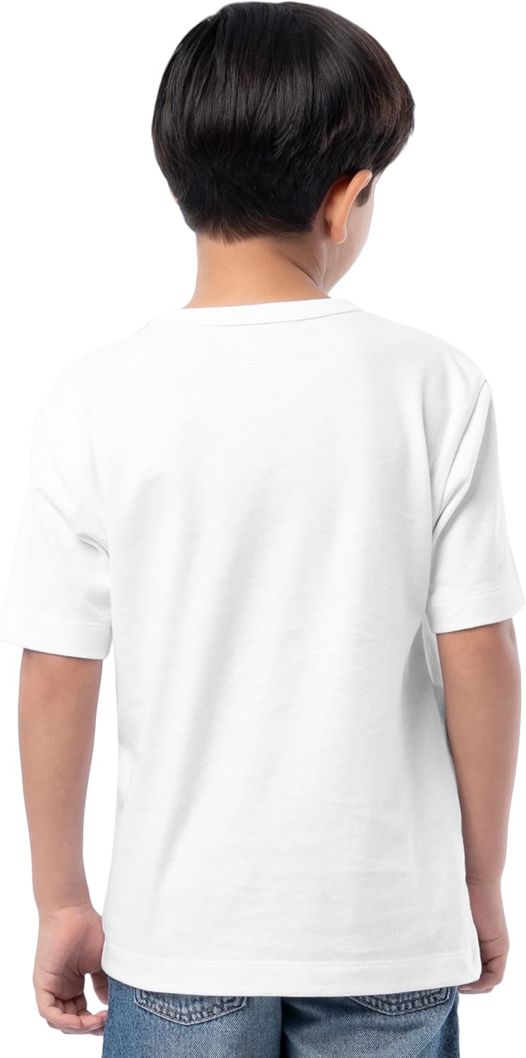 Fruit of the Loom Boys Short Sleeve Cotton Crewneck T-Shirts, 3 Pack