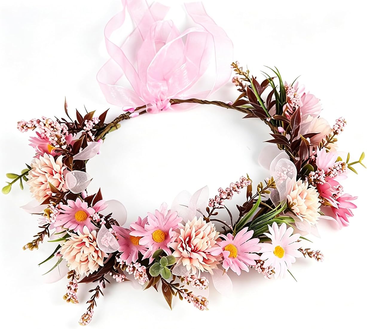Buy Tiara for Women, Crown for Girls, Flower Clips for Women Hair