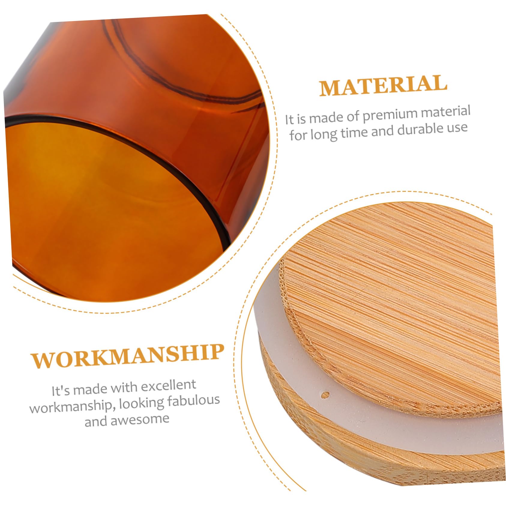 OFFIGAM 4sets Barattoli Per Candele Aromatiche Con Coperchi Contenitori Per Candele Fai Da Te Design Elegante Per Decorazioni Di Eventi e Regali Speciali