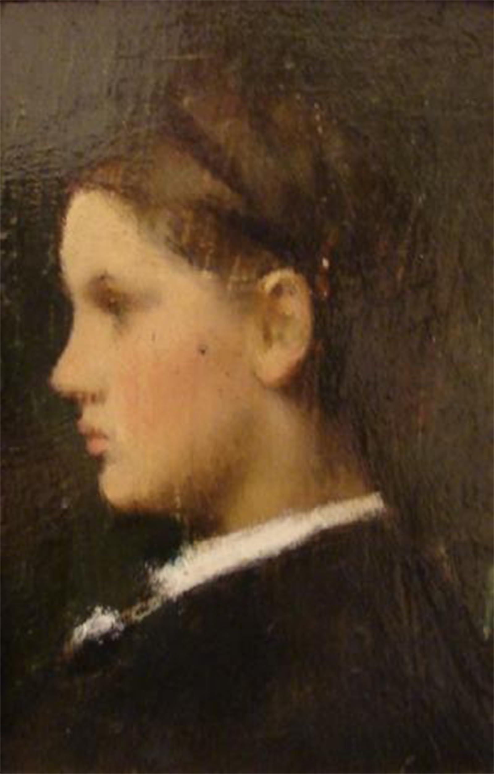SERENDIPITP Retro Picture Poster Wall Art Pictures Painting Portrait of a Woman by Jean-jacques Henner Wall Art Canvas Print for Wall Decor 60x90cm