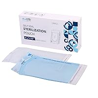 Vista 1 de 200 bolsas de esterilización autosellantes dentales 5.25x10 pulgadas 200/caja 1 caja