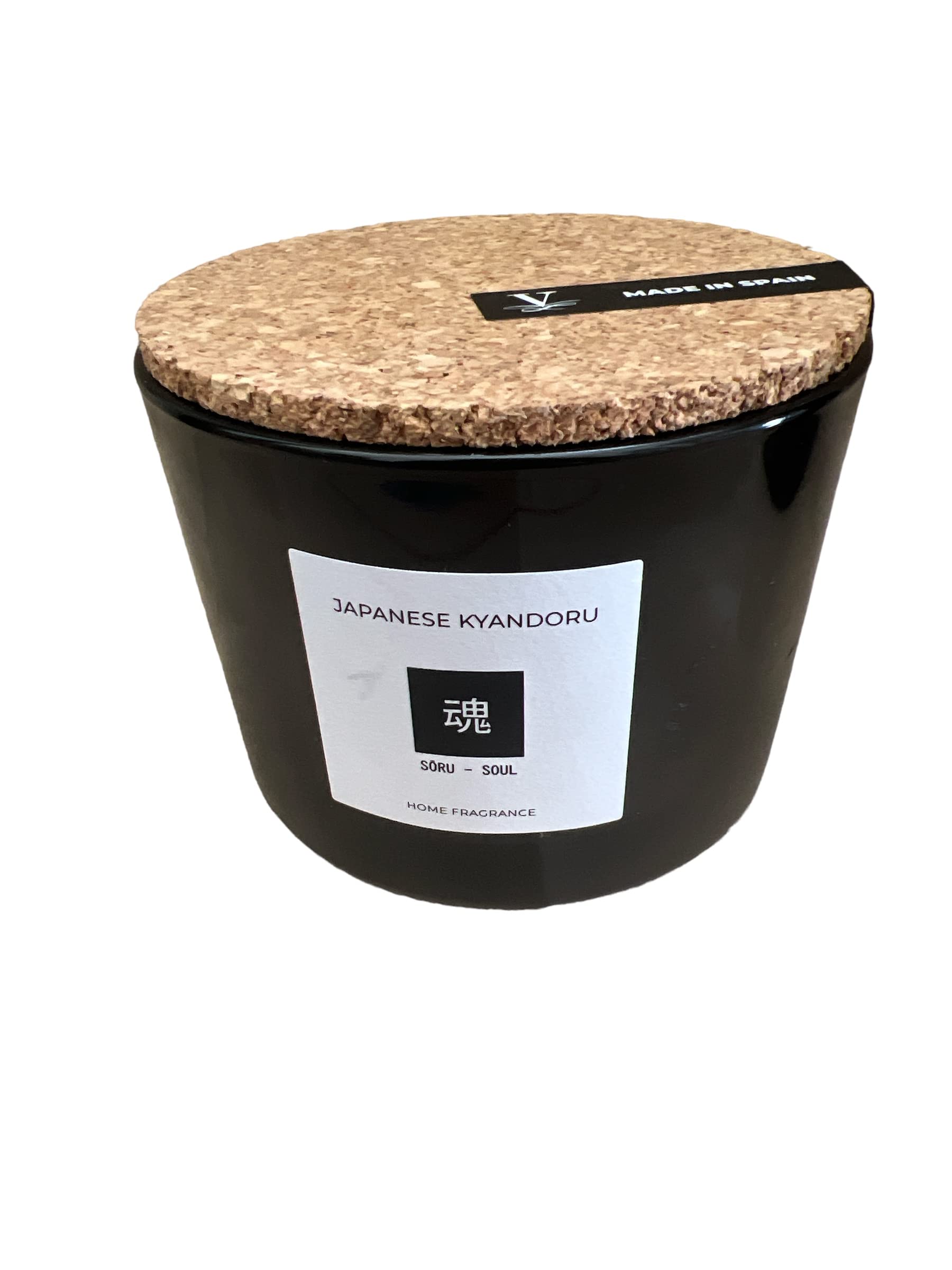Vila Hermanos Japanese Kyandoru Soul Triple Wick Candle with Cork 