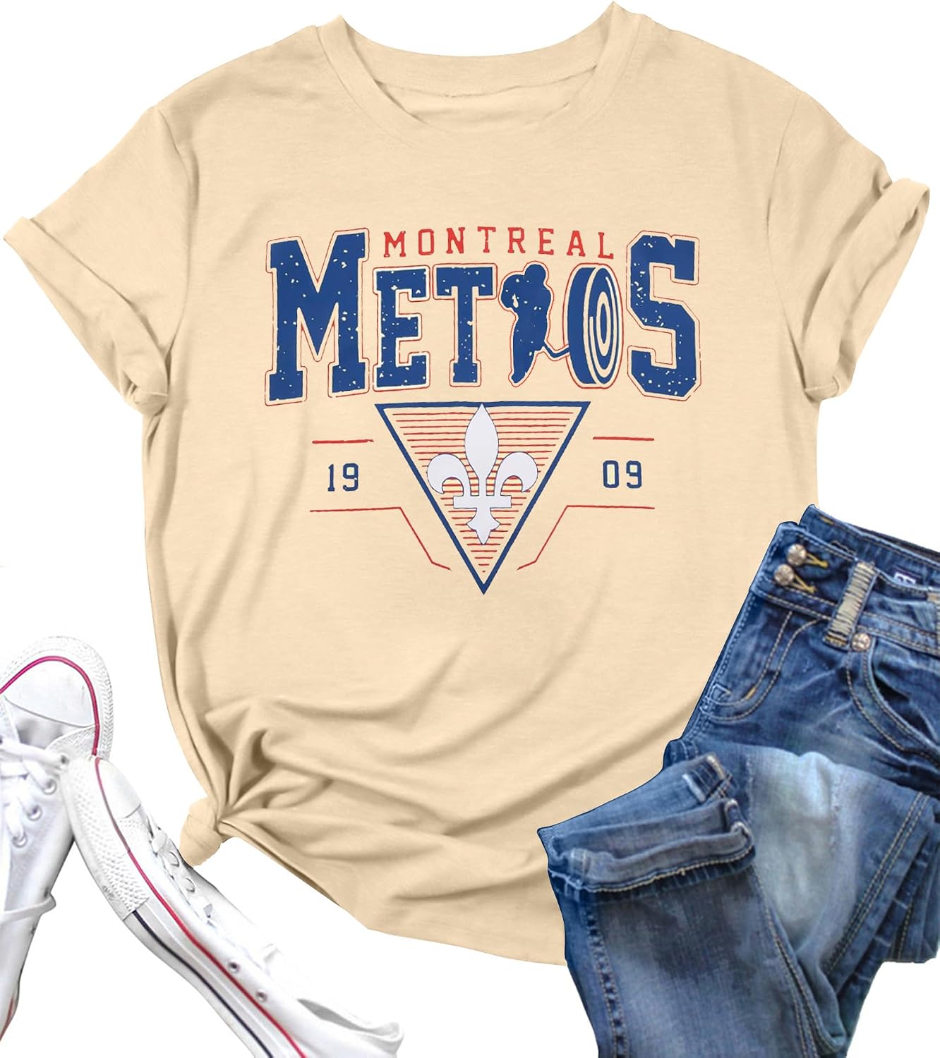 ELDPS Hockey Shirts for Women Sorry Can't Hockey Bye Tee Book Fan T-Shirt