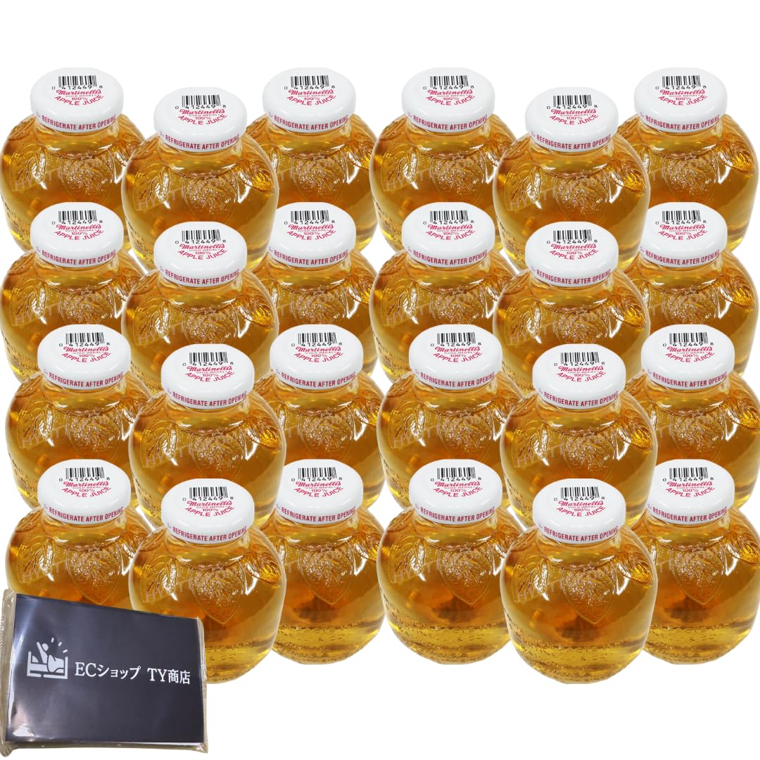 Amazon.co.jp: マルティネリ アップルジュース 100％ 296ml 24個